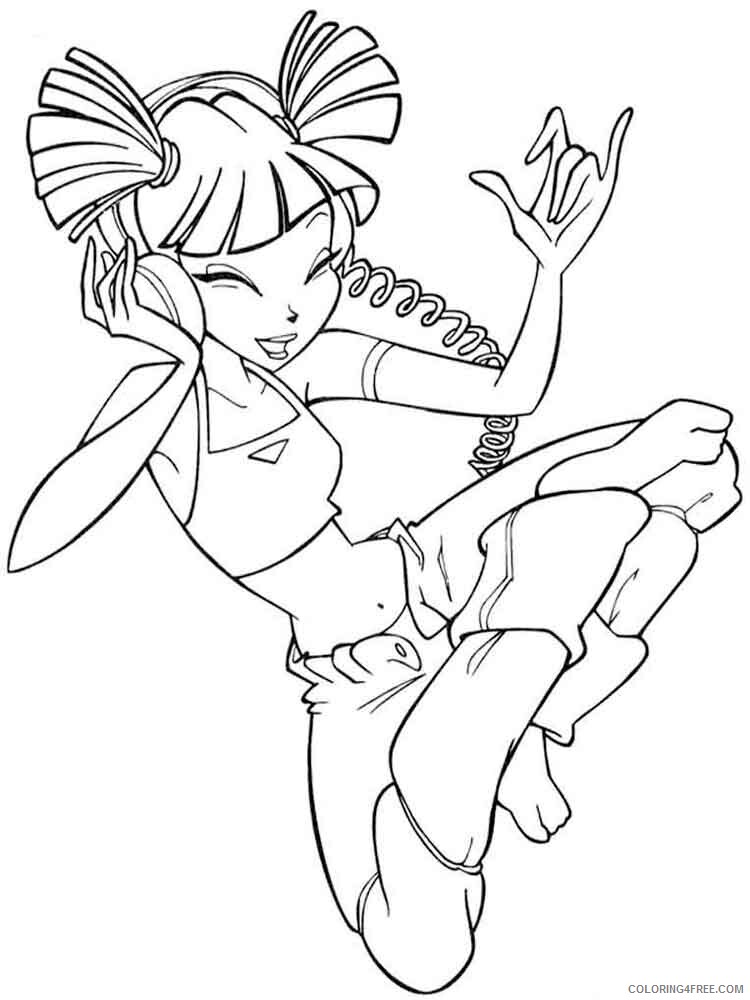 Winx Club Coloring Pages TV Film winx club musa 11 Printable 2020 11584 Coloring4free