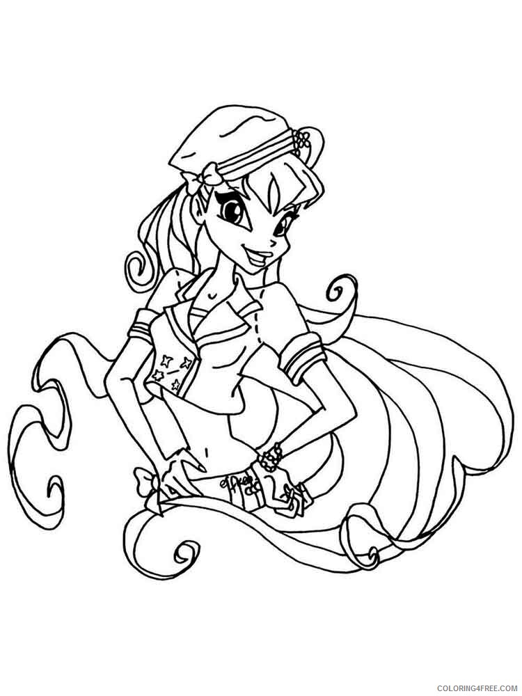 Winx Club Coloring Pages TV Film winx club stella 18 Printable 2020 11615 Coloring4free