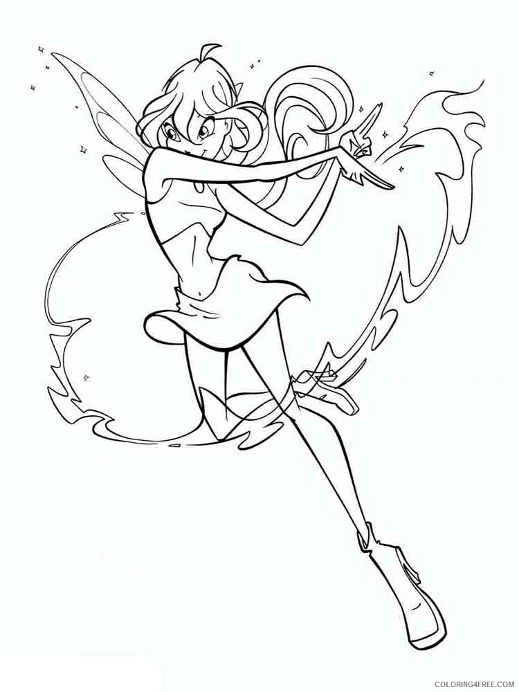 Winx Club Coloring Pages TV Film winx club stella 27 Printable 2020 11625 Coloring4free