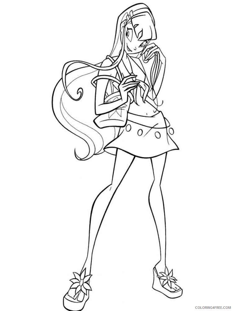 Winx Club Coloring Pages TV Film winx club stella 5 Printable 2020 11628 Coloring4free
