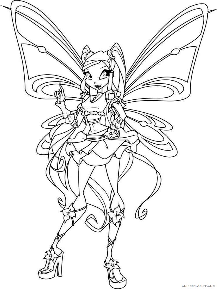 Winx Club Coloring Pages TV Film winx club tecna 22 Printable 2020 11644 Coloring4free