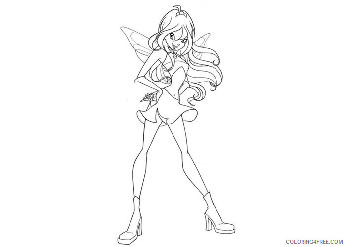 Winx Coloring Pages TV Film Magic winx Bloom Printable 2020 11361 Coloring4free