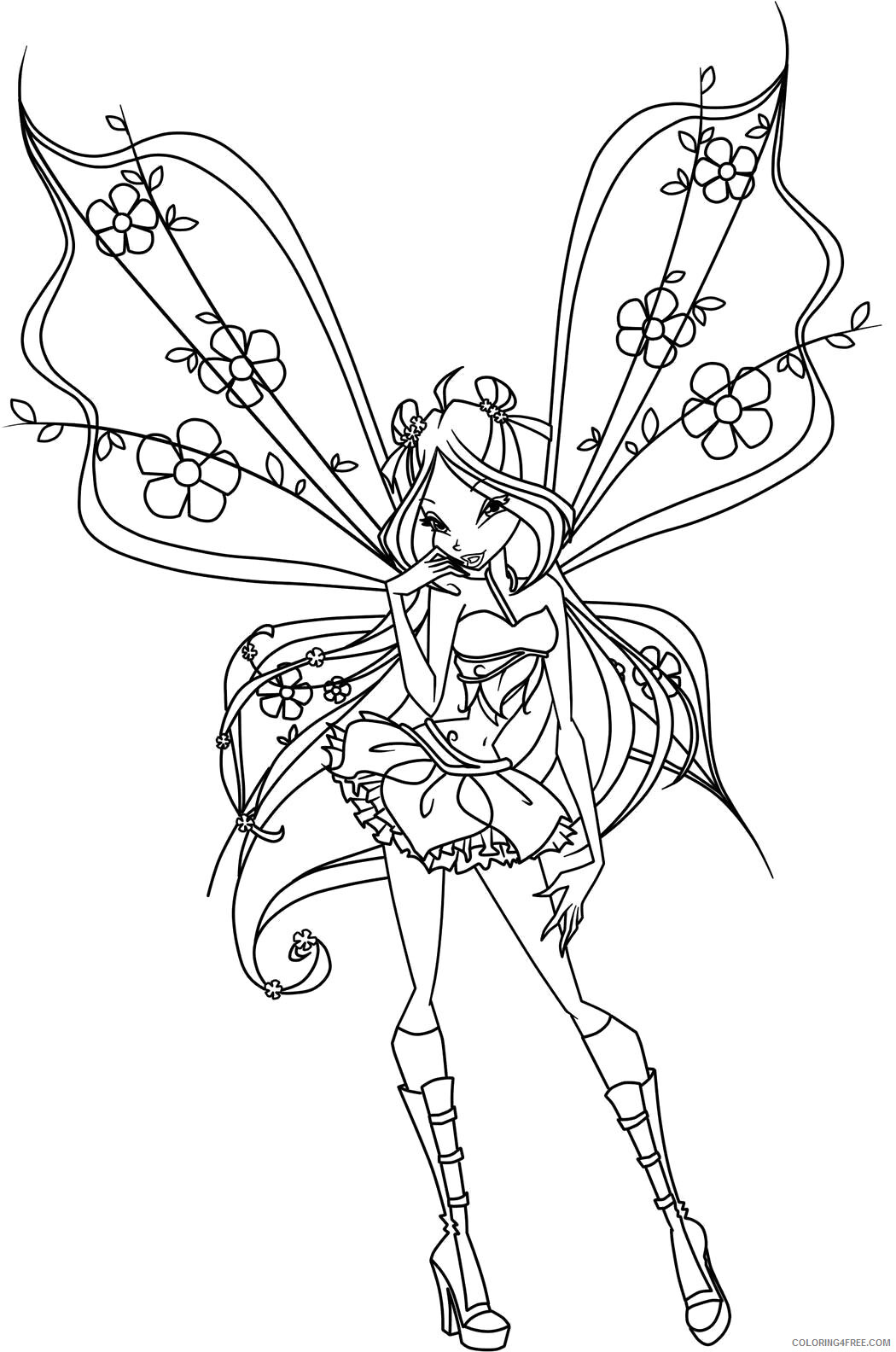 Winx Coloring Pages TV Film Winx Free Printable 2020 11435 Coloring4free