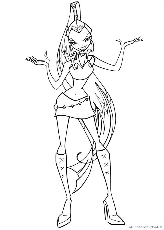 Winx Coloring Pages TV Film Winx Printable 2020 11412 Coloring4free