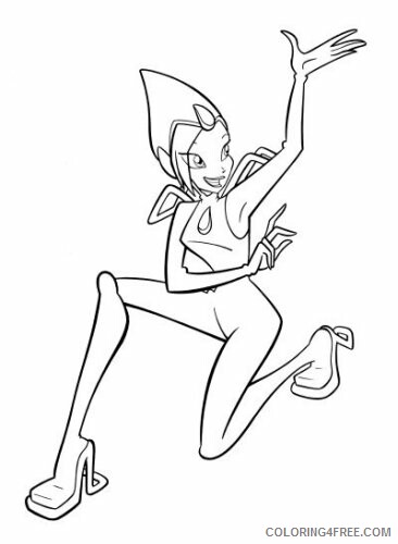 Winx Coloring Pages TV Film winx 3 Printable 2020 11425 Coloring4free