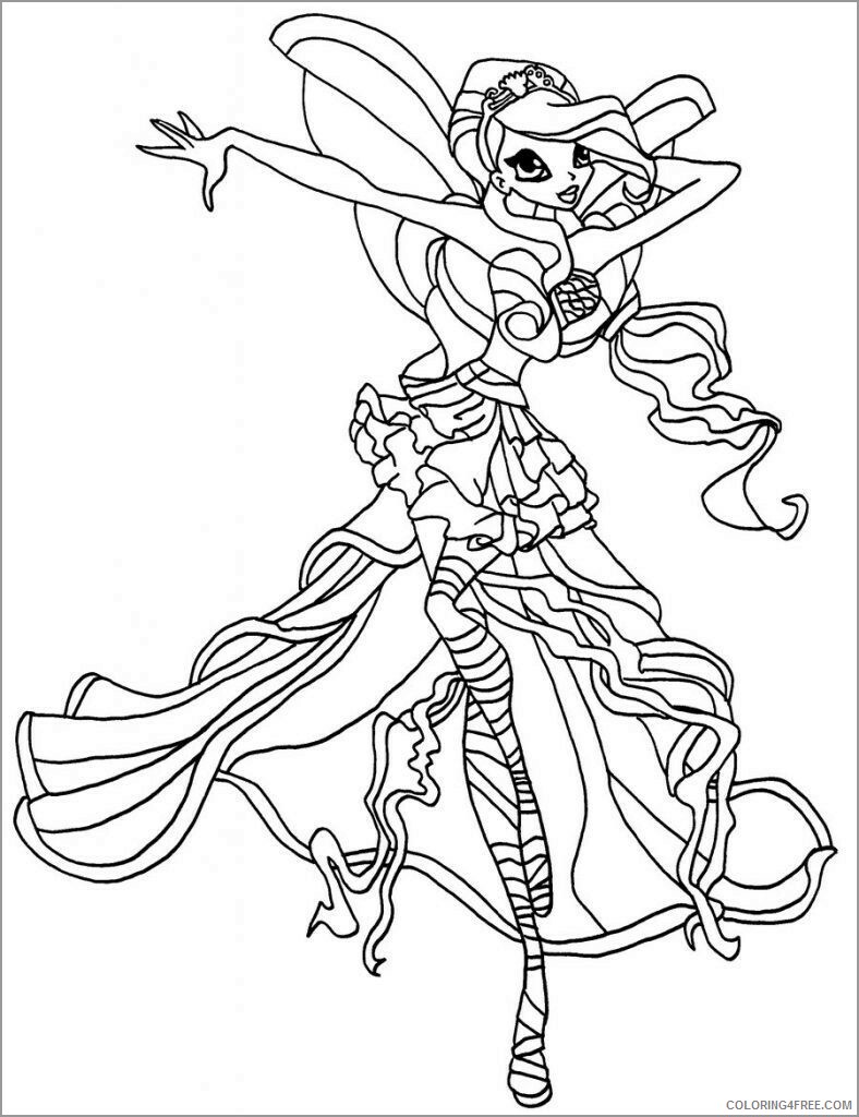 Winx Coloring Pages TV Film winx free Printable 2020 11436 Coloring4free