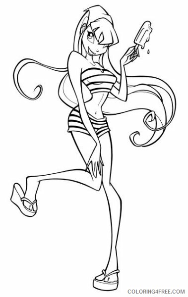 Winx Coloring Pages TV Film winx w0E4z Printable 2020 11408 Coloring4free