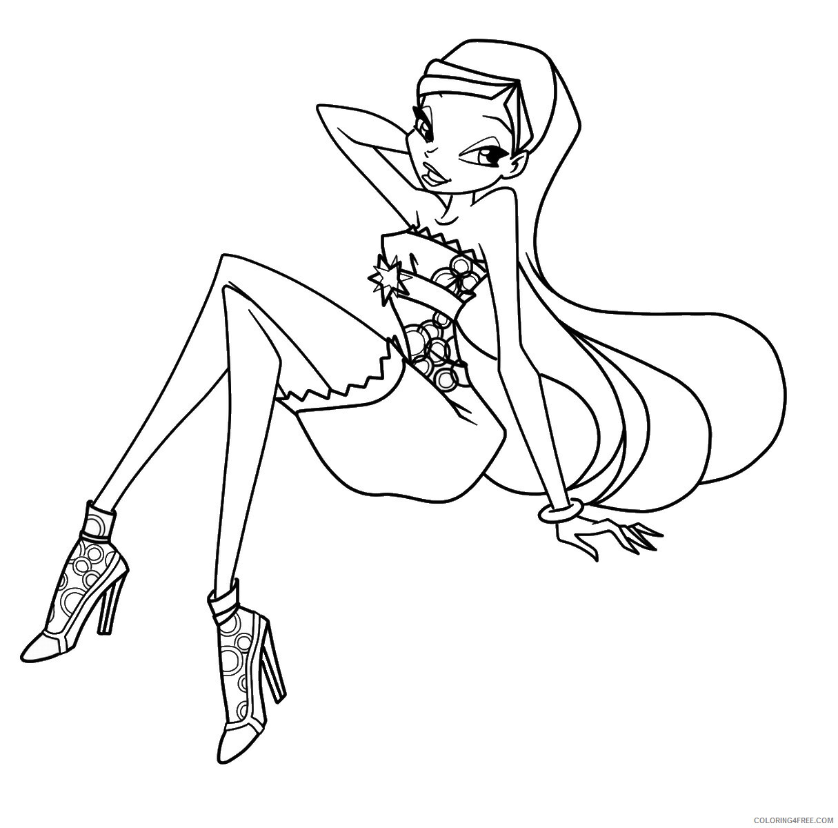 Winx Coloring Pages TV Film winx_cl_08 Printable 2020 11371 Coloring4free