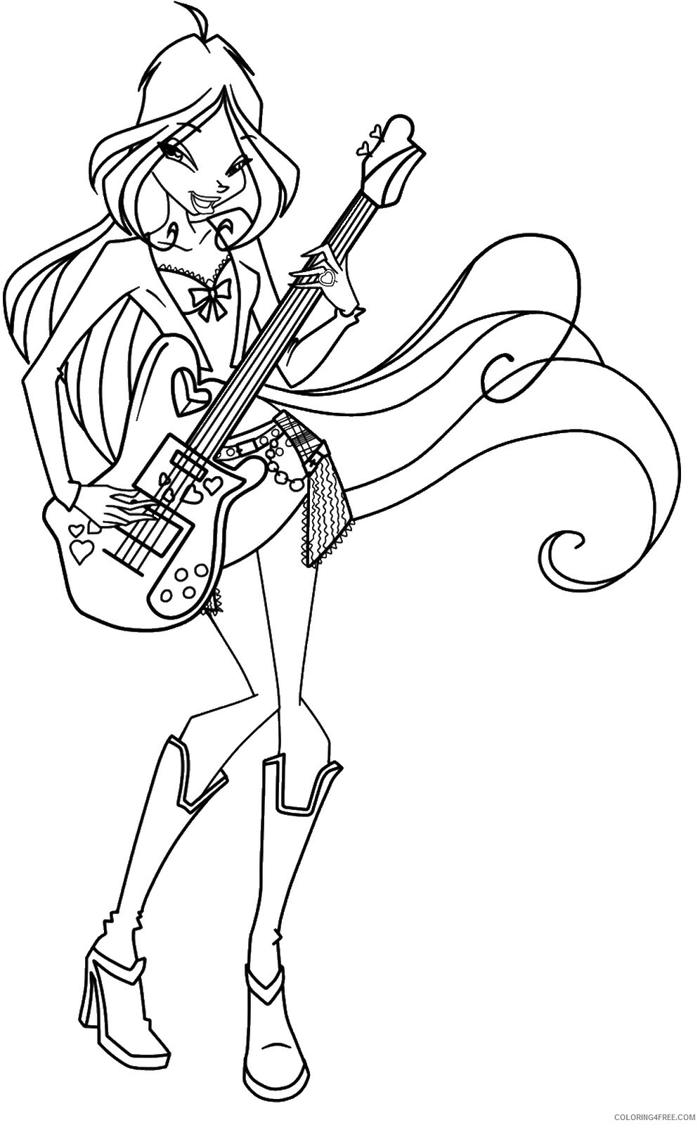 Winx Coloring Pages TV Film winx_cl_09 Printable 2020 11372 Coloring4free