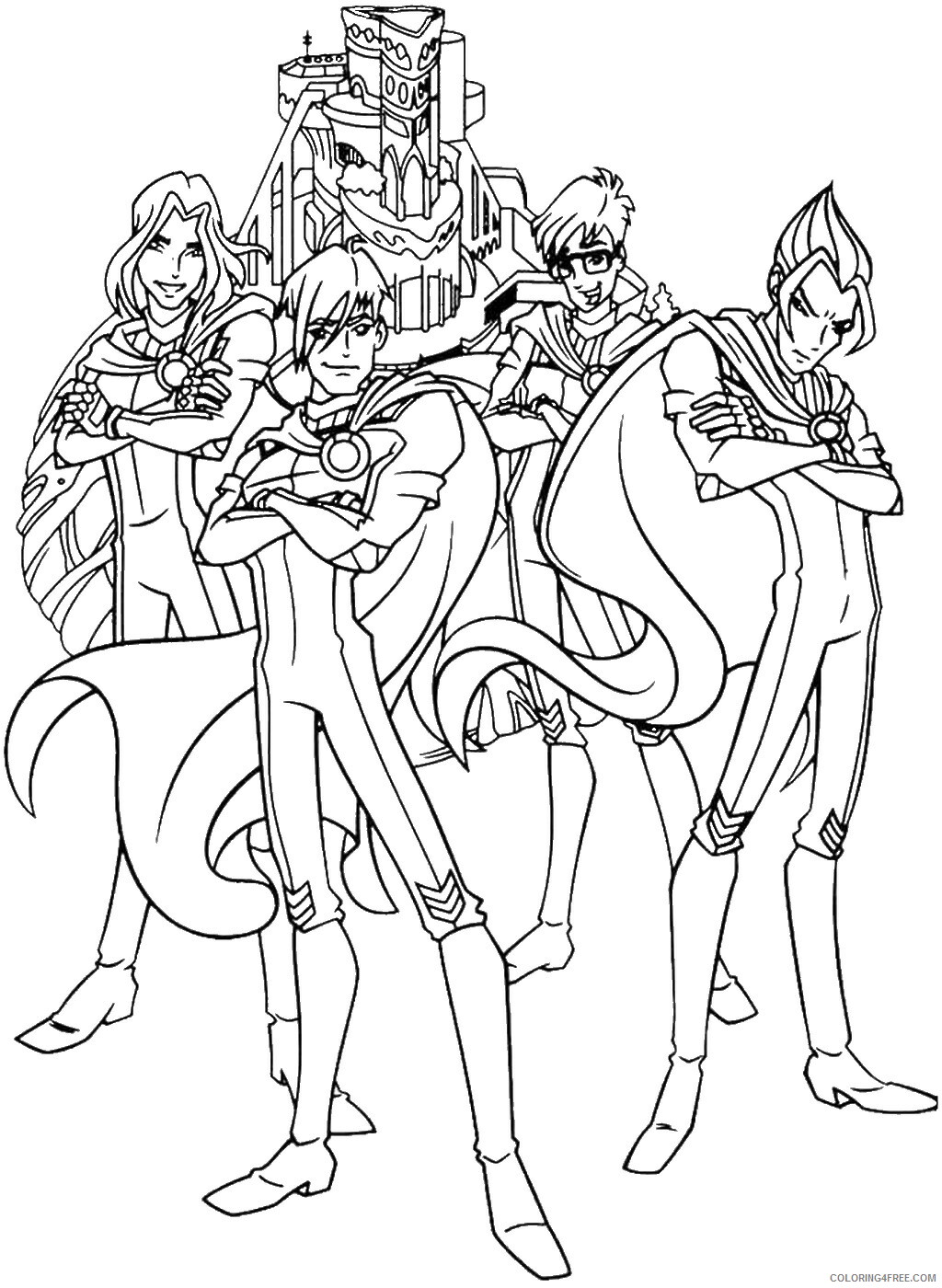 Winx Coloring Pages TV Film winx_cl_33 Printable 2020 11392 Coloring4free
