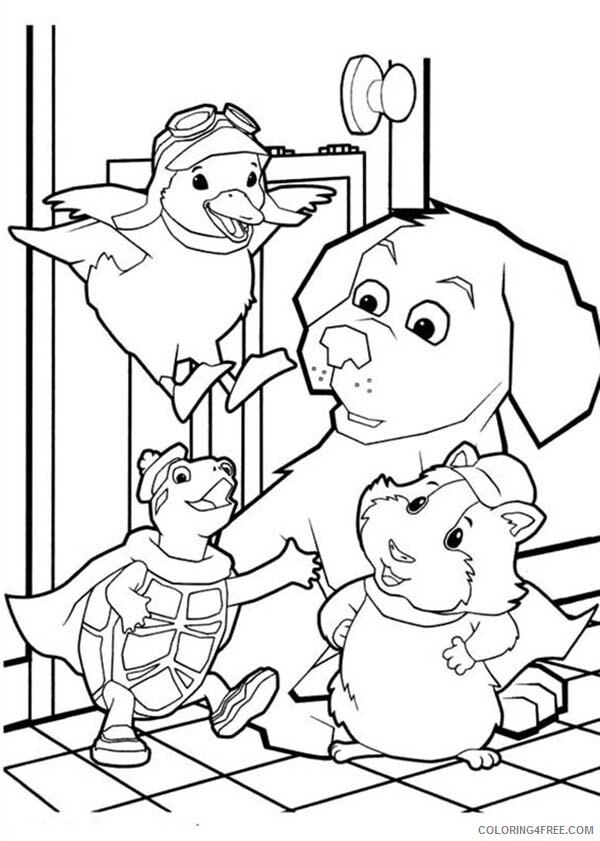 Wonder Pets Coloring Pages TV Film Gathering at the Kitchen 2020 11746 Coloring4free