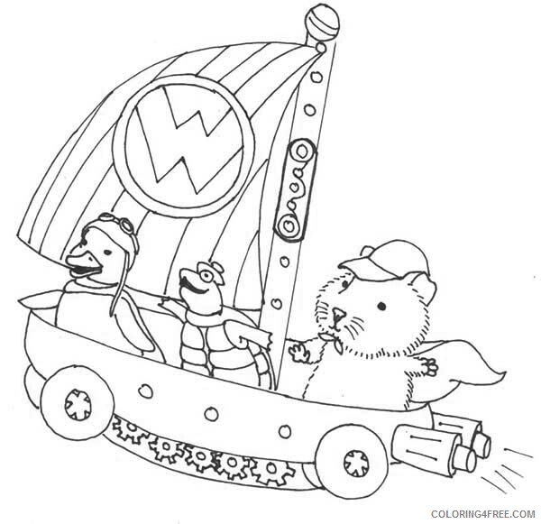 Wonder Pets Coloring Pages TV Film Linny Turtle Sailing on Boat 2020 11685 Coloring4free