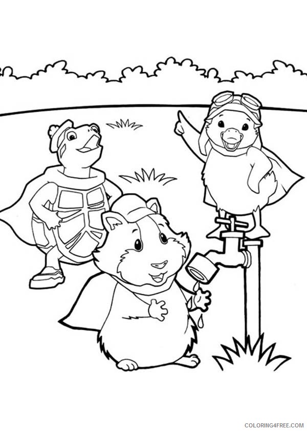 Wonder Pets Coloring Pages TV Film Linny Turtle Tuck at the Backyard 2020 11683 Coloring4free