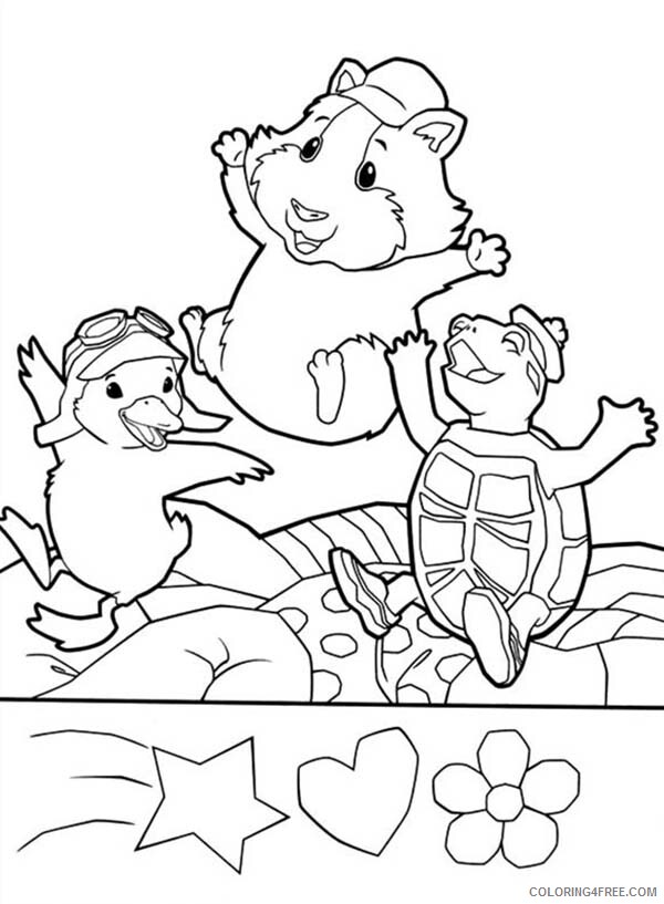 Wonder Pets Coloring Pages TV Film Linny and Turtle Tuck Happy 2020 11682 Coloring4free