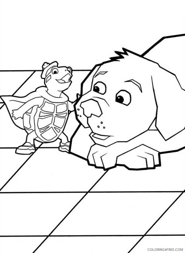 Wonder Pets Coloring Pages TV Film Super Turtle Printable 2020 11694 Coloring4free