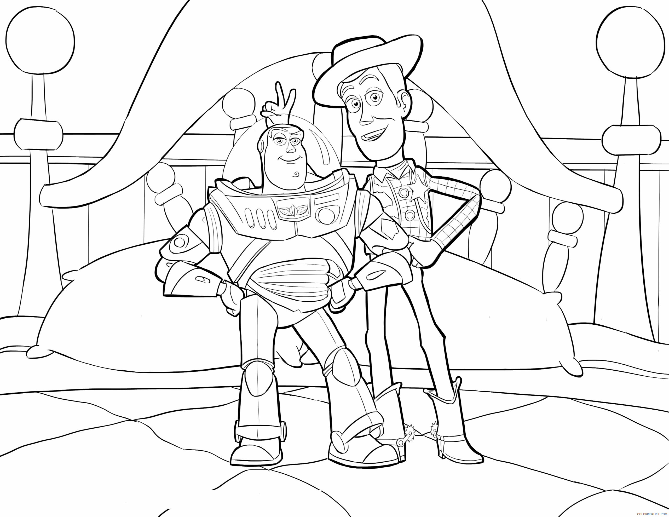 Woody Coloring Pages TV Film Funny Woody Printable 2020 11751 Coloring4free