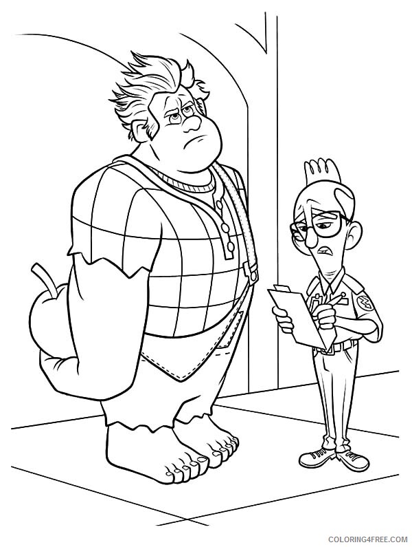 Wreck It Ralph Coloring Pages TV Film Download and Print Pictures 2020 11773 Coloring4free