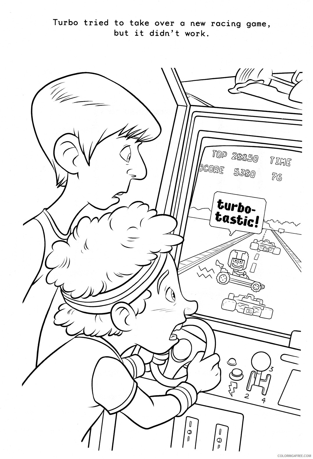 Wreck It Ralph Coloring Pages TV Film Print Free Pictures Printable 2020 11786 Coloring4free