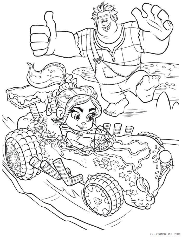 Wreck It Ralph Coloring Pages TV Film Print Pictures Printable 2020 11788 Coloring4free