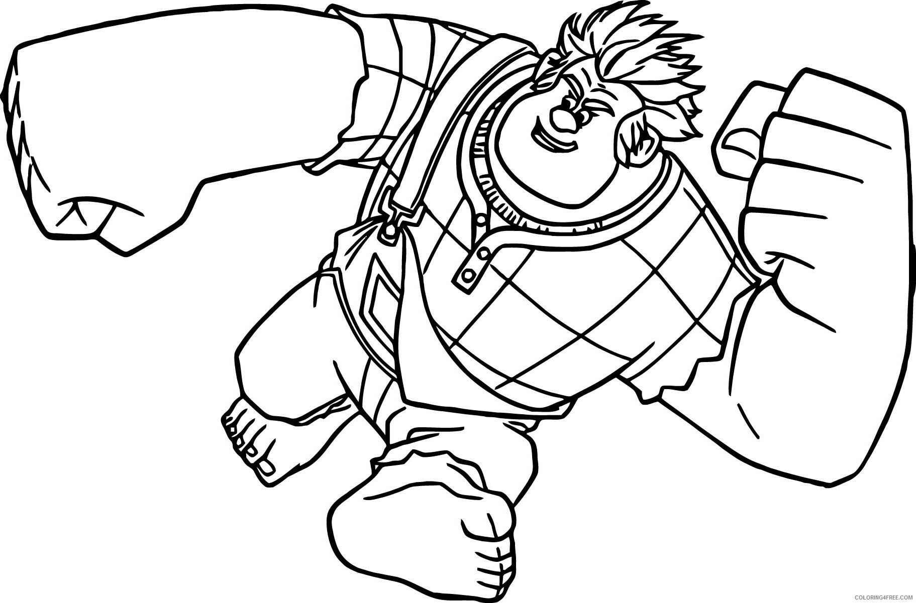 Wreck It Ralph Coloring Pages TV Film best Printable 2020 11769 Coloring4free