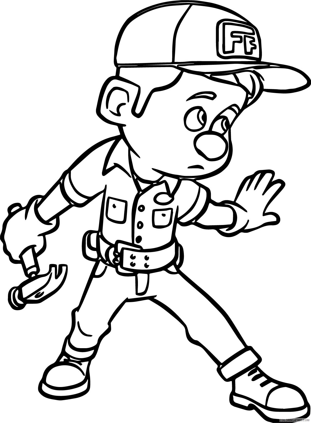 Wreck It Ralph Coloring Pages TV Film hammer Printable 2020 11770 Coloring4free