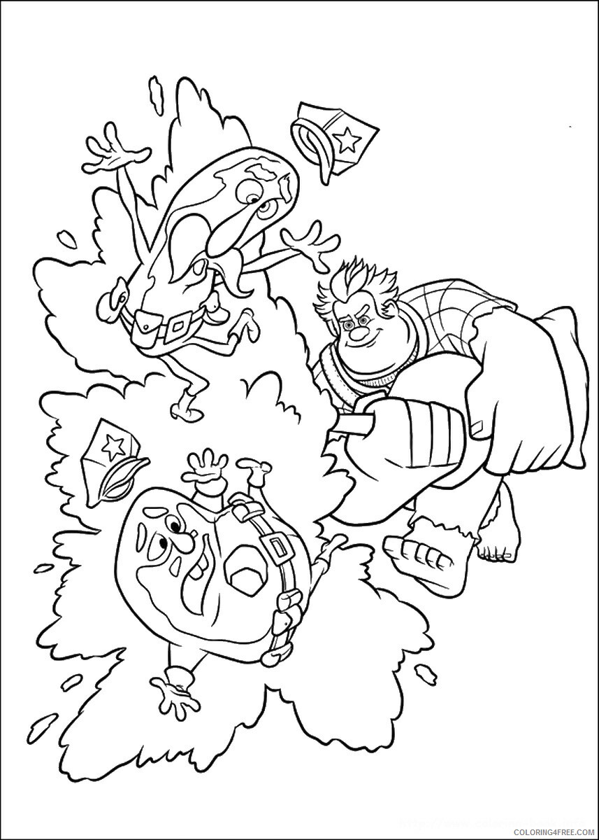 Wreck It Ralph Coloring Pages TV Film ralph_cl_06 Printable 2020 11793 Coloring4free