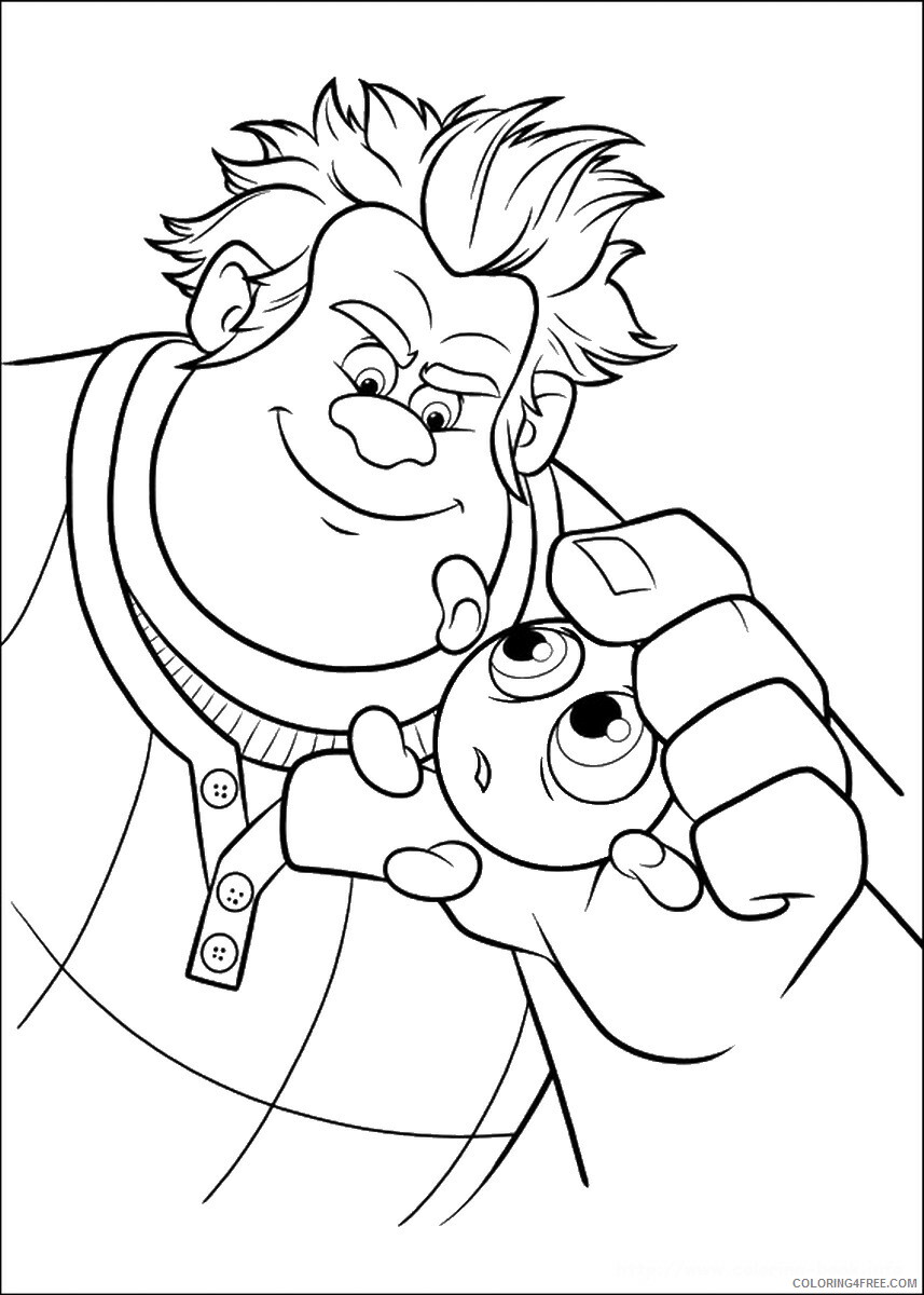 Wreck It Ralph Coloring Pages TV Film ralph_cl_08 Printable 2020 11795 Coloring4free