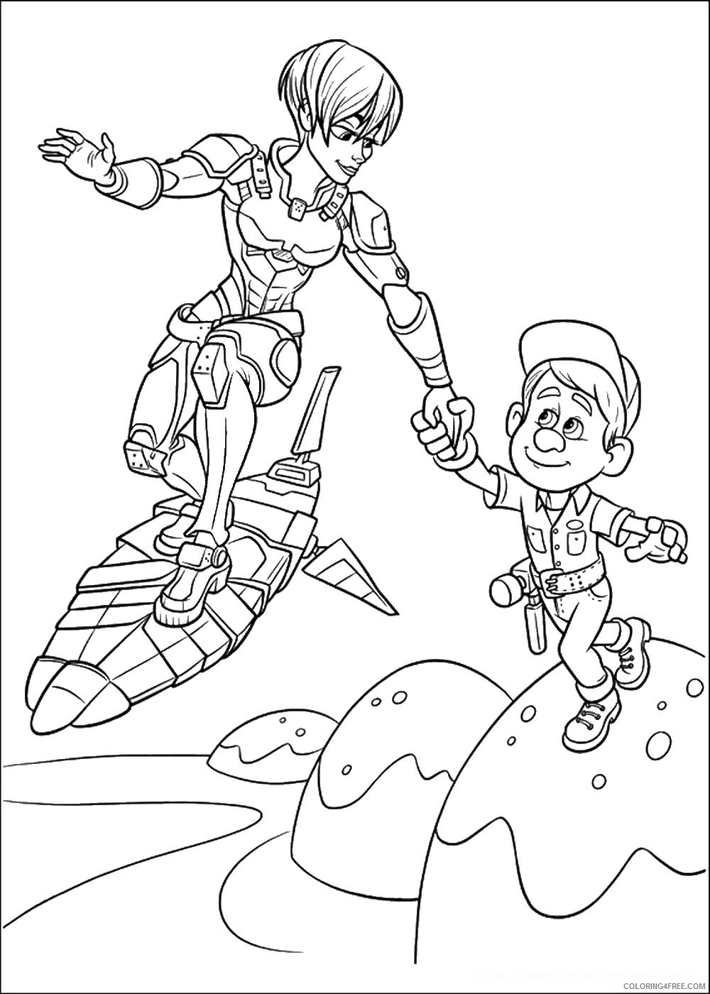 Wreck It Ralph Coloring Pages TV Film ralph_cl_09 Printable 2020 11796 Coloring4free