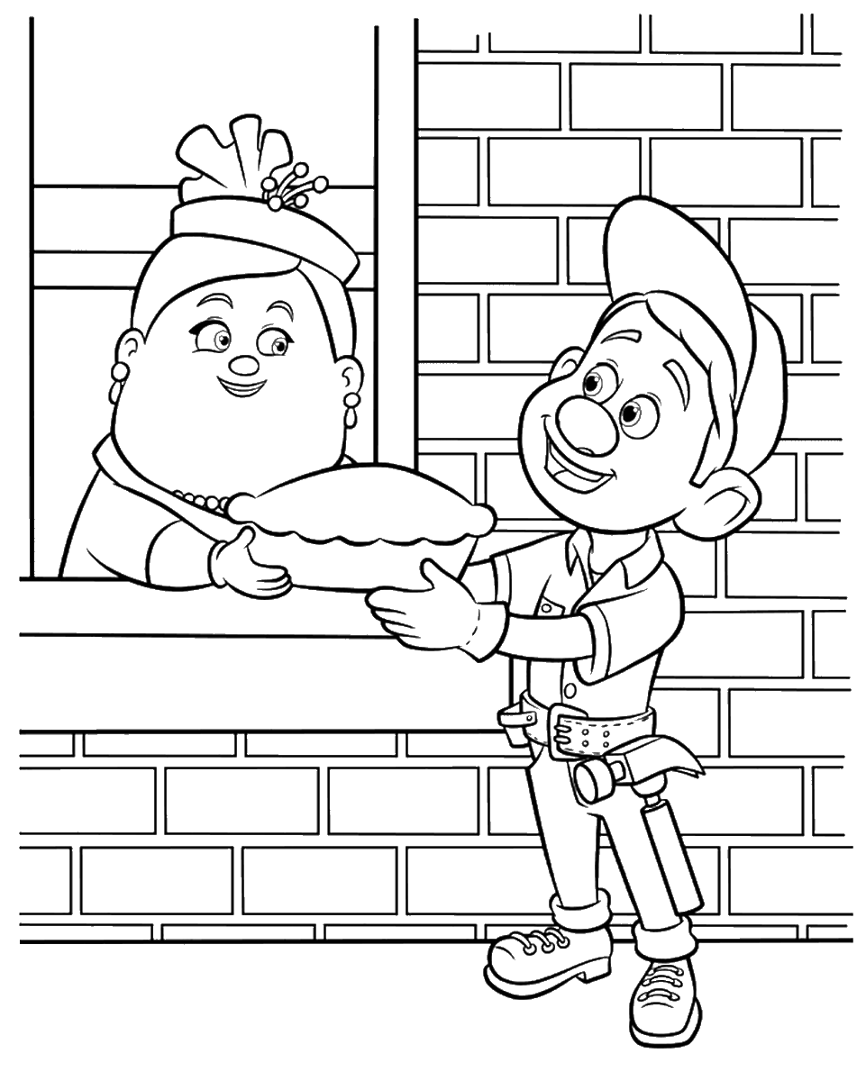 Wreck It Ralph Coloring Pages TV Film ralph_cl_12 Printable 2020 11799 Coloring4free