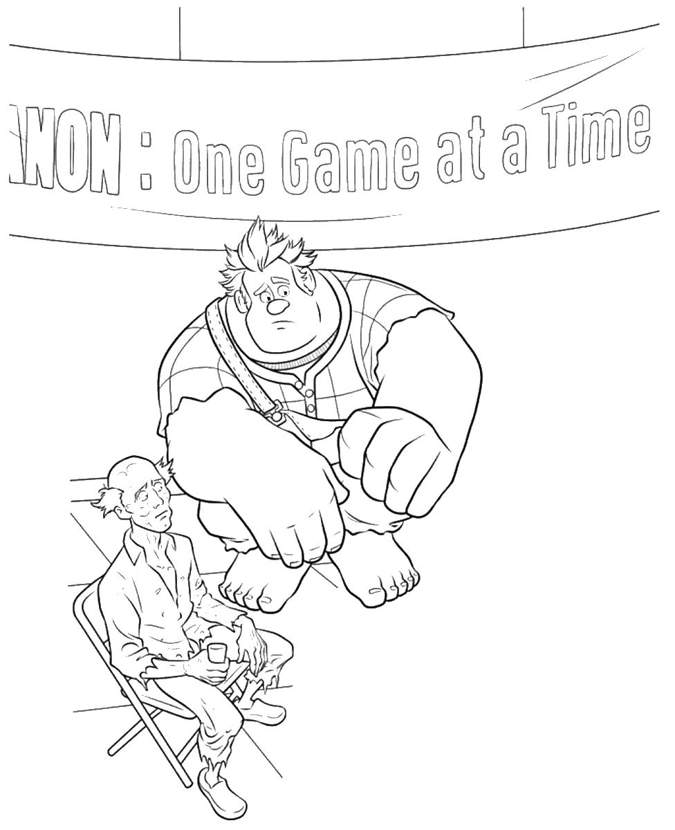 Wreck It Ralph Coloring Pages TV Film ralph_cl_14 Printable 2020 11801 Coloring4free