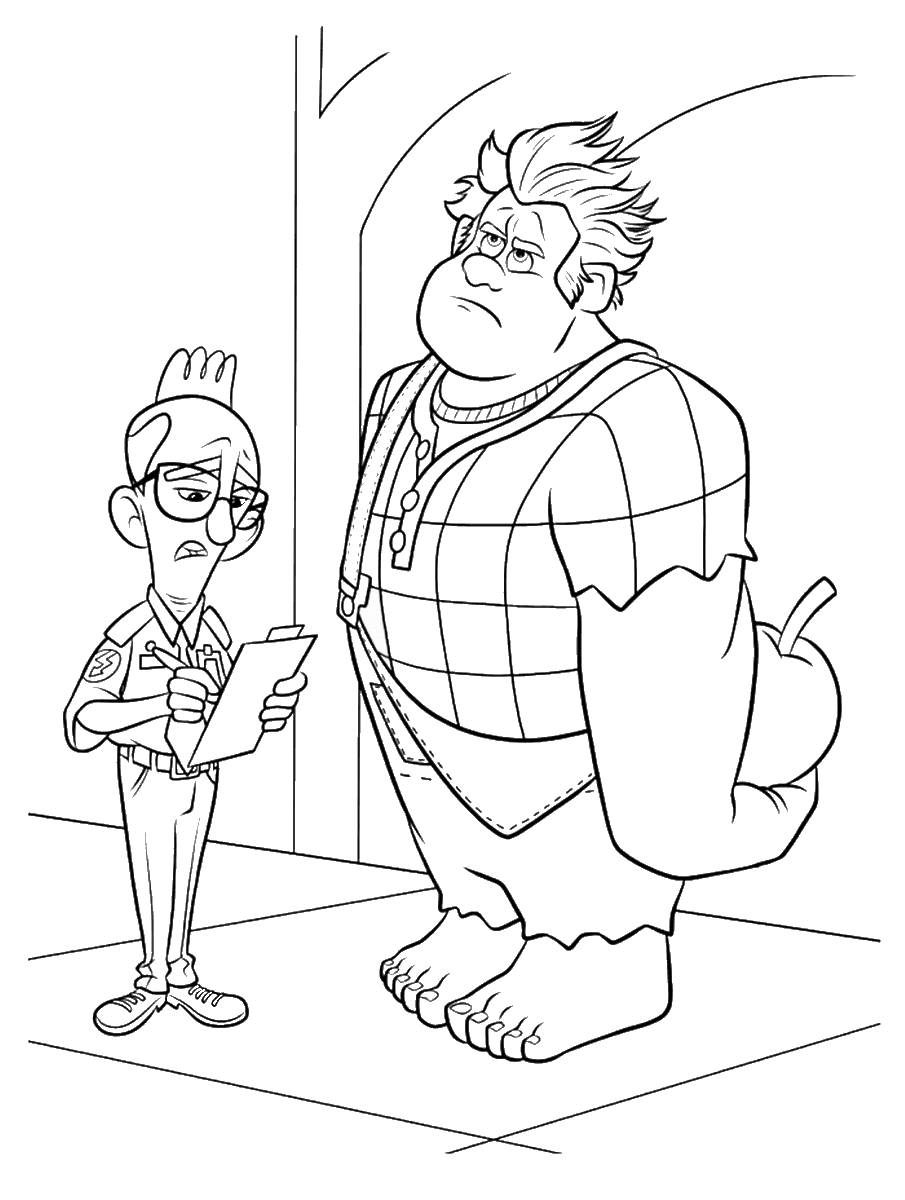 Wreck It Ralph Coloring Pages TV Film ralph_cl_15 Printable 2020 11802 Coloring4free