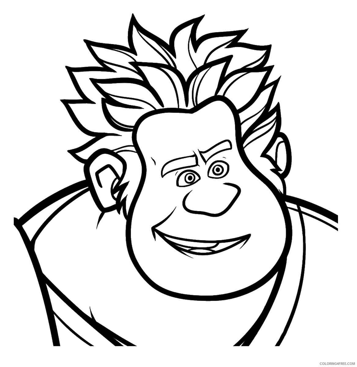 Wreck It Ralph Coloring Pages TV Film ralph_cl_22 Printable 2020 11806 Coloring4free