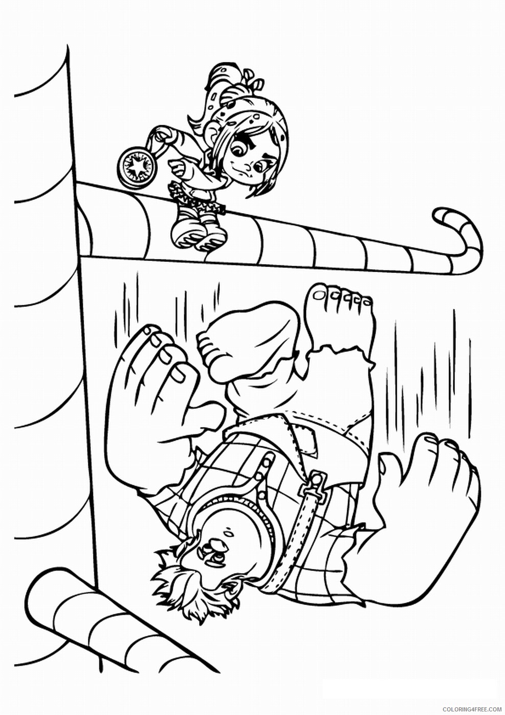 Wreck It Ralph Coloring Pages TV Film ralph_cl_27 Printable 2020 11810 Coloring4free