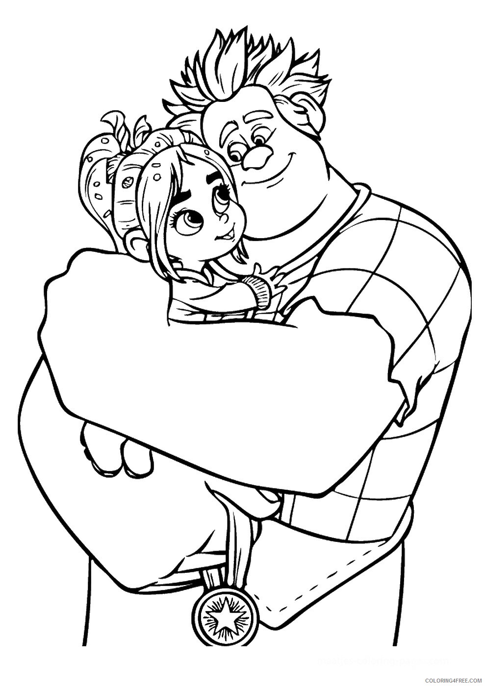 Wreck It Ralph Coloring Pages TV Film ralph_cl_31 Printable 2020 11813 Coloring4free