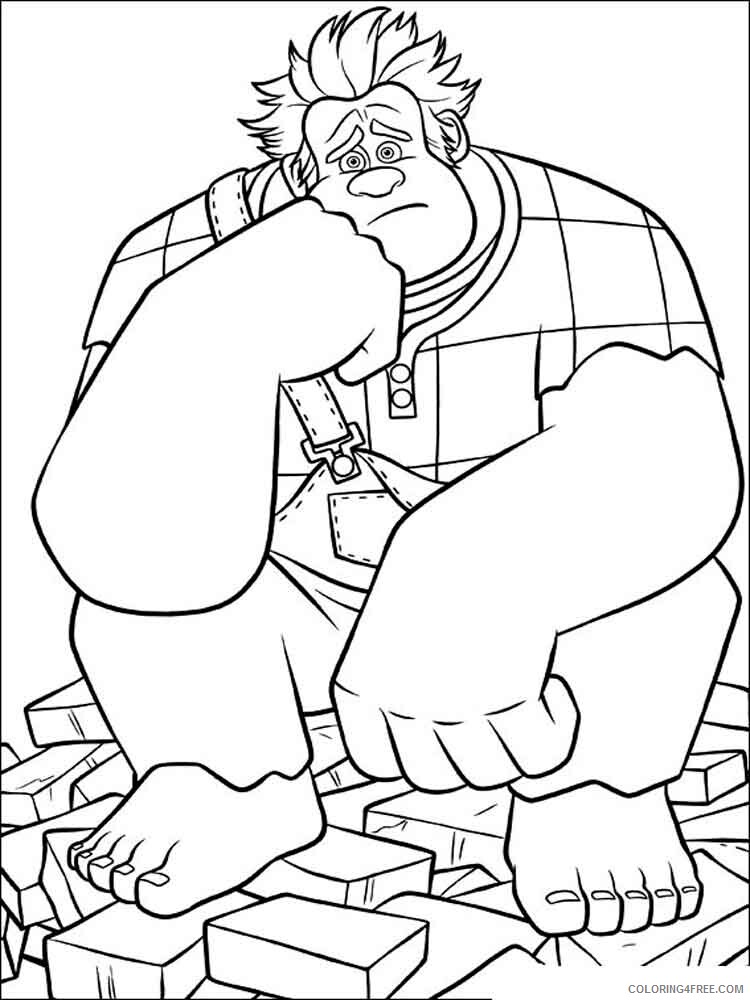 Wreck It Ralph Coloring Pages TV Film wreck it ralph 13 Printable 2020 11827 Coloring4free