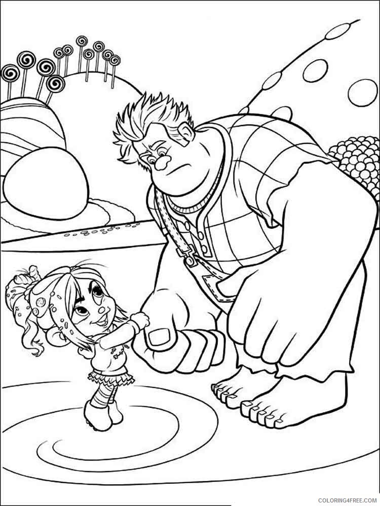 Wreck It Ralph Coloring Pages TV Film wreck it ralph 16 Printable 2020 11830 Coloring4free