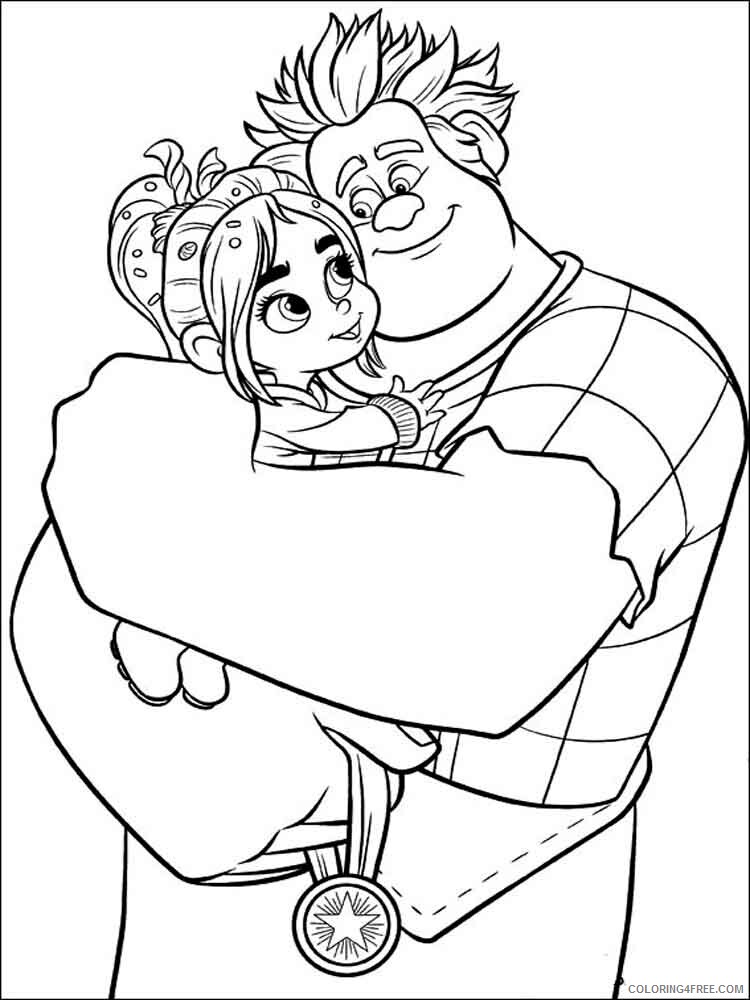 Wreck It Ralph Coloring Pages TV Film wreck it ralph 17 Printable 2020 11831 Coloring4free
