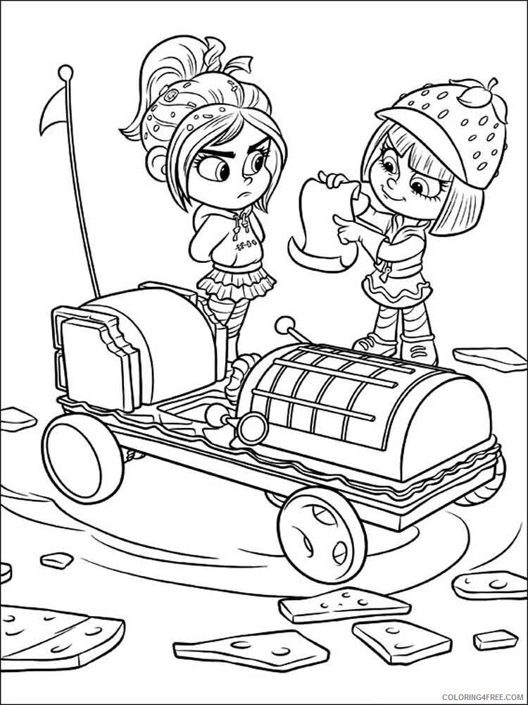 Wreck It Ralph Coloring Pages TV Film wreck it ralph 3 Printable 2020 11836 Coloring4free
