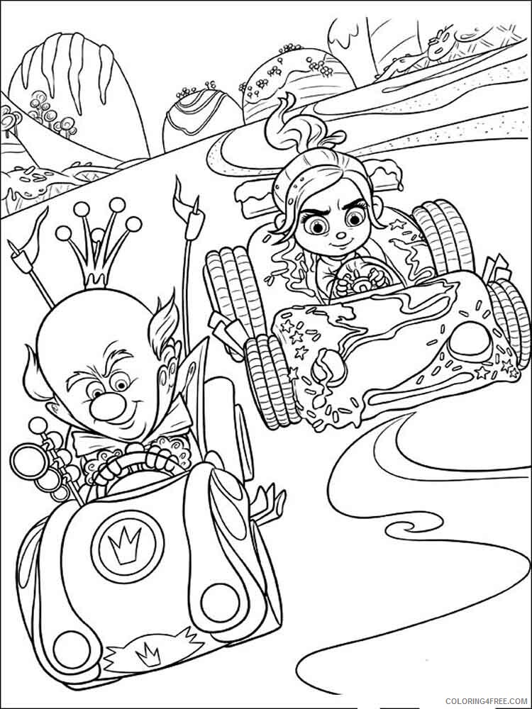 Wreck It Ralph Coloring Pages TV Film wreck it ralph 5 Printable 2020 11838 Coloring4free