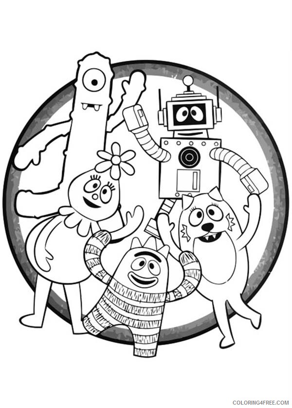 Yo Gabba Gabba Coloring Pages TV Film All Characters Printable 2020 11903 Coloring4free