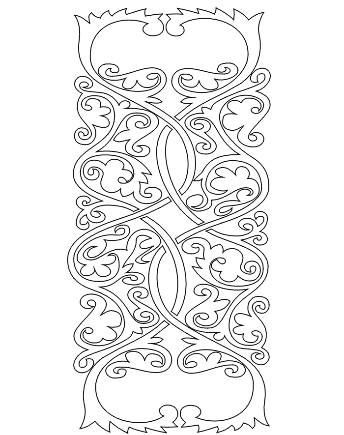 Zentangle Coloring Pages Pattern Medieval Printable 2020 059 Coloring4free