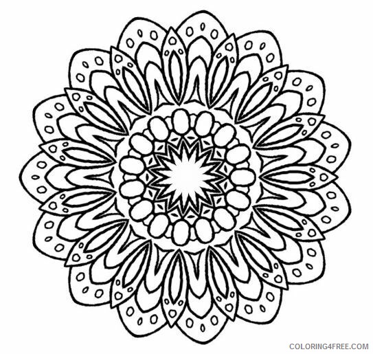 Zentangle Coloring Pages RcAyE9o4i Printable 2020 062 Coloring4free