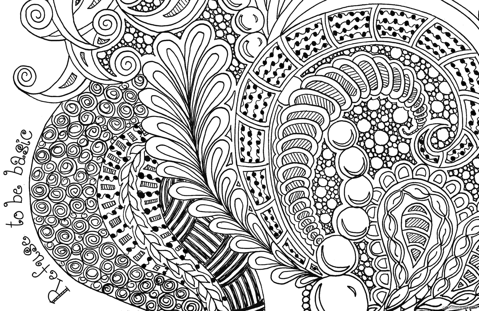 Zentangle Coloring Pages dc8xMLyei Printable 2020 038 Coloring4free