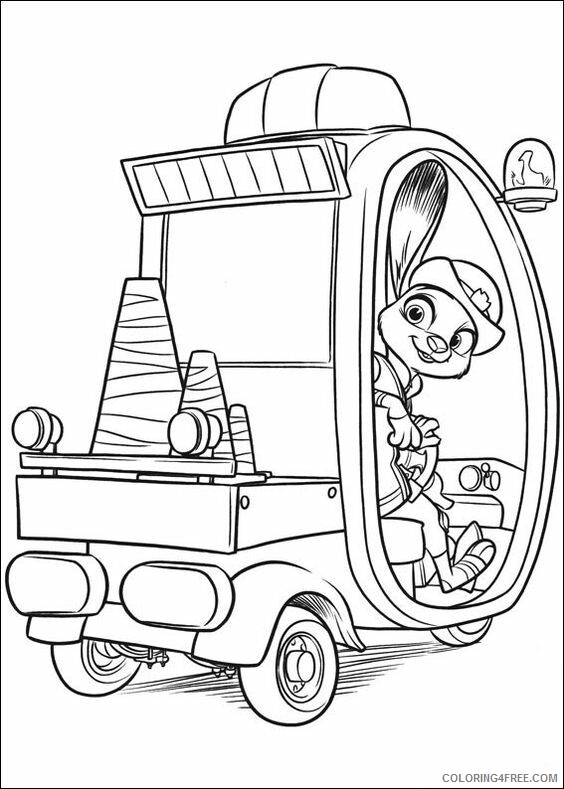 Zootopia Coloring Pages TV Film Download and Zootopia Printable 2020 11971 Coloring4free