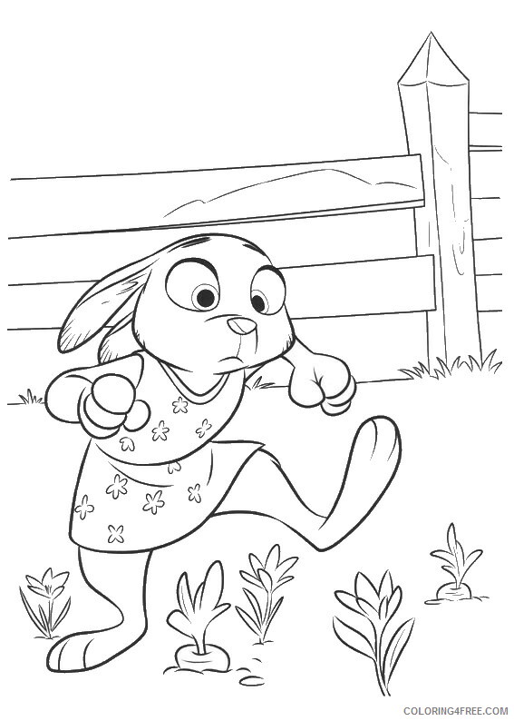 Zootopia Coloring Pages TV Film Print Zootopia Sheets Printable 2020 11980 Coloring4free