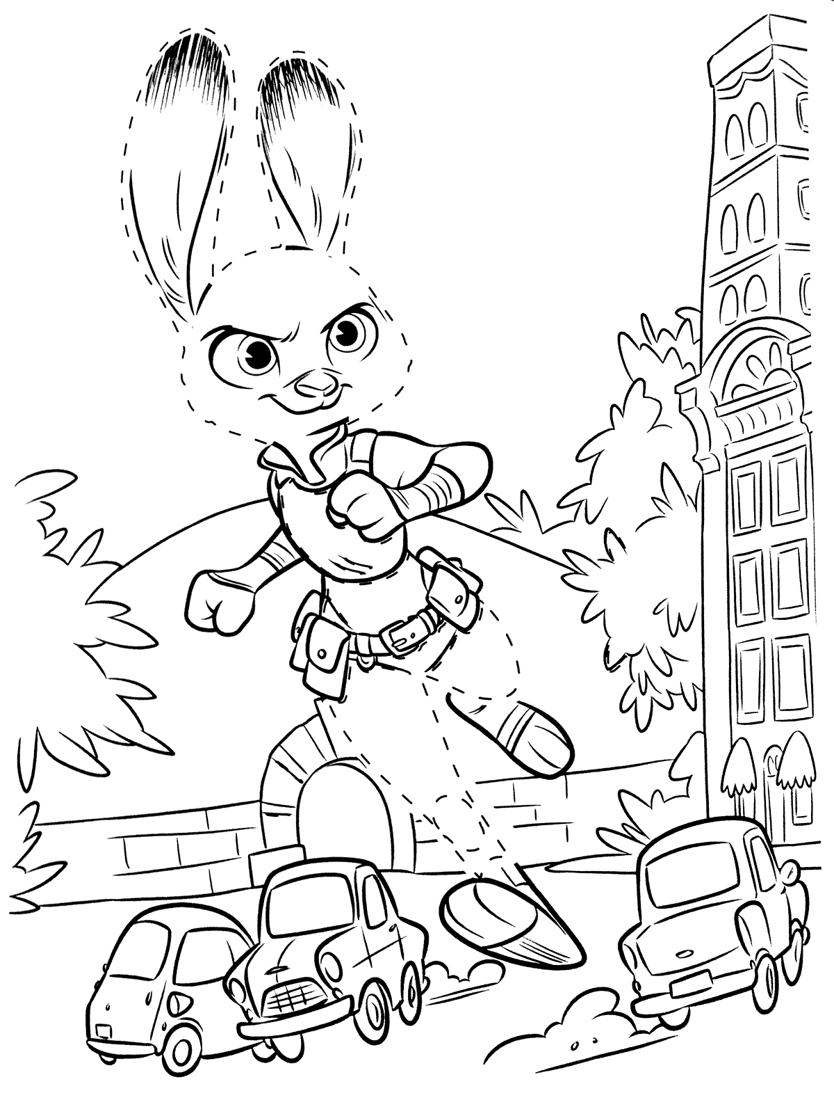 Zootopia Coloring Pages TV Film Zootopia Sheets Printable 2020 12045 Coloring4free