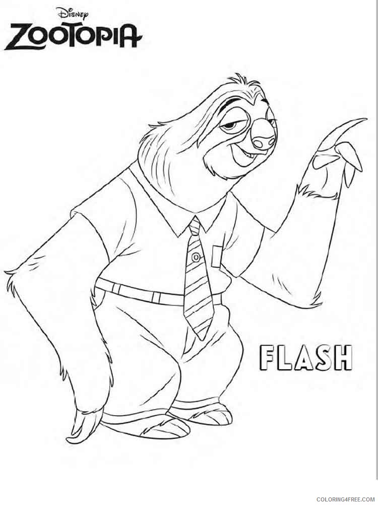 Zootopia Coloring Pages TV Film zootopia 29 Printable 2020 12025 Coloring4free