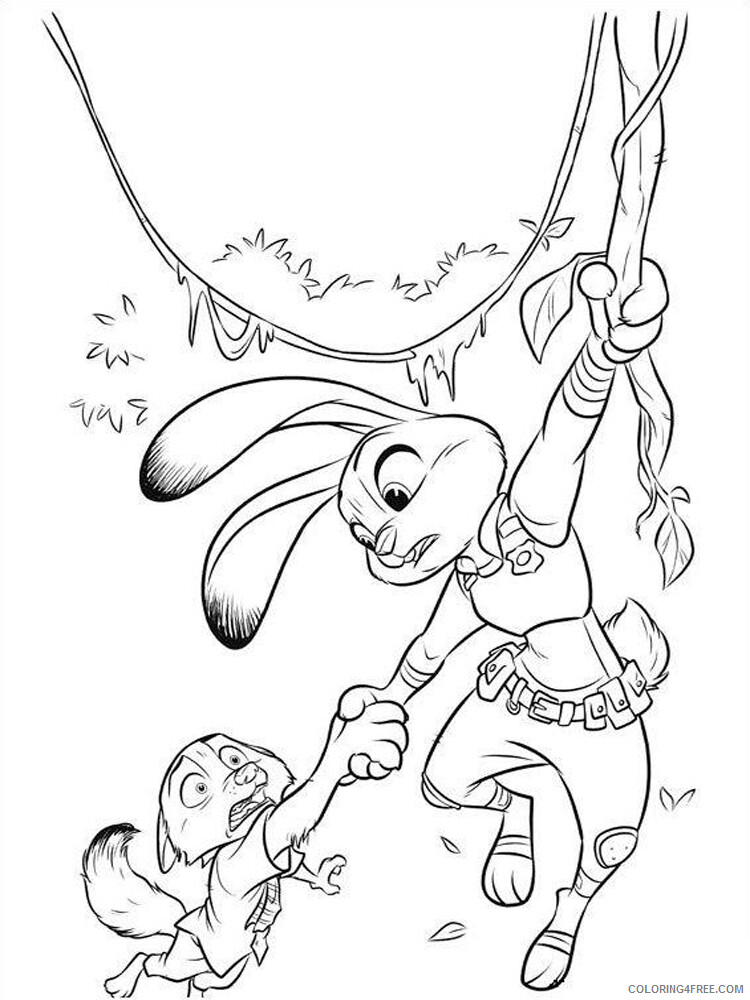 Zootopia Coloring Pages TV Film zootopia 3 Printable 2020 12026 Coloring4free