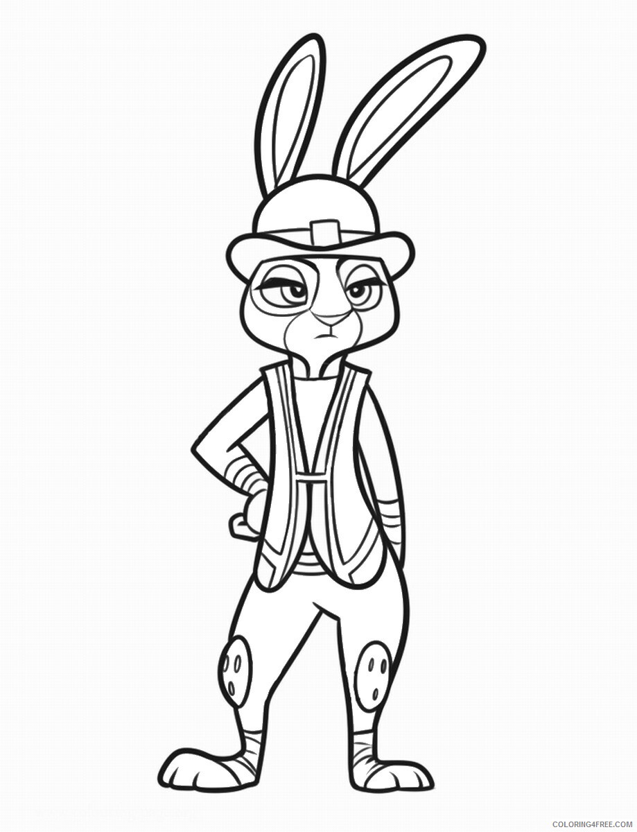 Zootopia Coloring Pages TV Film zootopia17 Printable 2020 11991 Coloring4free