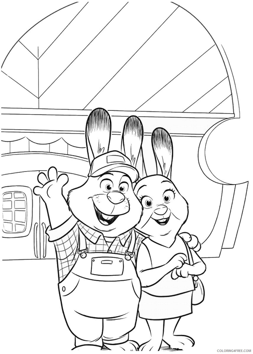 Zootopia Coloring Pages TV Film zootopia7 Printable 2020 12003 Coloring4free